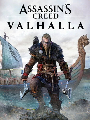 Cover media of Assassin’s Creed Valhalla video game.