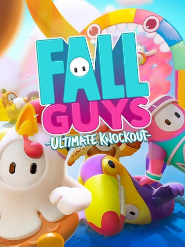 Cover media of Fall Guys: Ultimate Knockout video game.