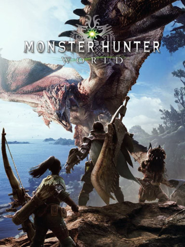 Cover media of Monster Hunter: World video game.