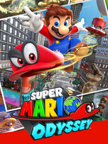 Cover media of Super Mario Odyssey video game.