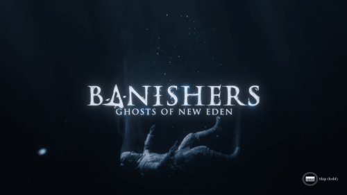 Logo screenshot of Banishers: Ghosts of New Eden video game interface.