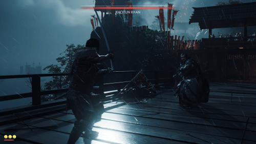 HUD screenshot of Ghost of Tsushima video game interface.