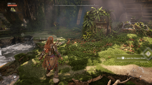 Hint screenshot of Horizon Forbidden West video game interface.