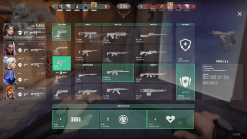 Buy screenshot of Valorant video game interface.